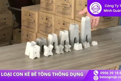 Các loại con kê bê tông MQB thông dụng