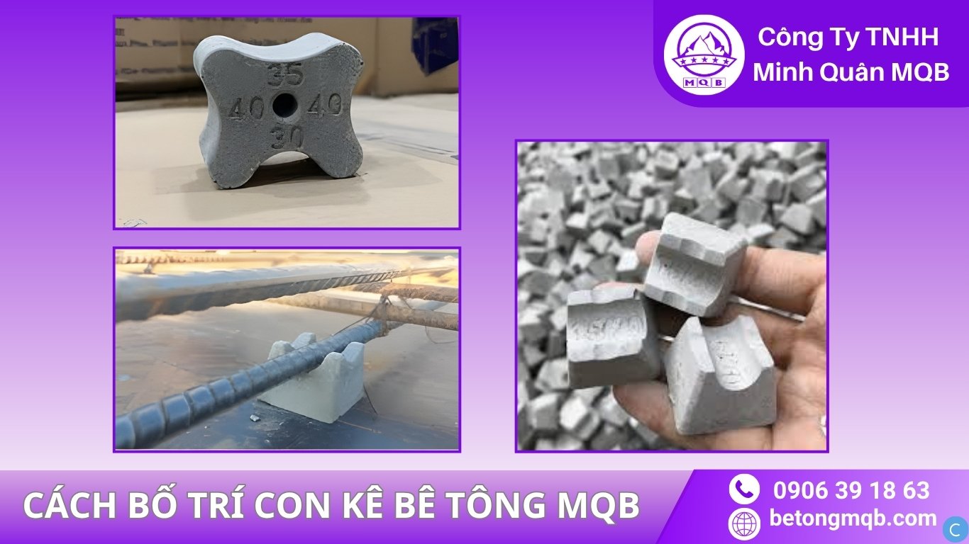 Tiêu Chuẩn Con Kê Bê Tông TCVN & Quy Định Mới Năm 2026 | BÊ TÔNG MQB 13 Cách bố trí con kê bê tông MQB