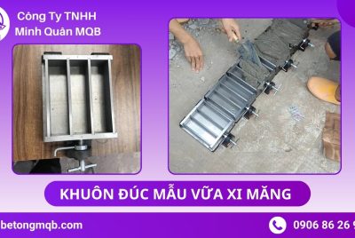ỨNG DỤNG KHUÔN ĐÚC MẪU VỮA XI MĂNG KIỂM TRA CHẤT LƯỢNG VẬT LIỆU (TCVN 6016) | BÊ TÔNG MQB 9 Ứng dụng khuôn đúc mẫu vữa xi măng