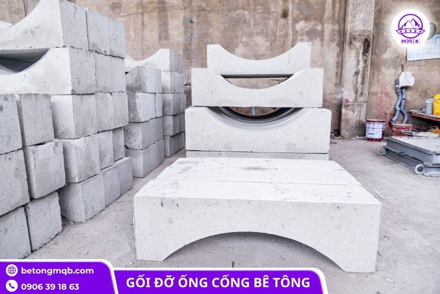 Sản xuất và phân phối chân kê ống cống bê tông đúc sẵn cao cấp 5 chan ke ong cong be tong toan quoc