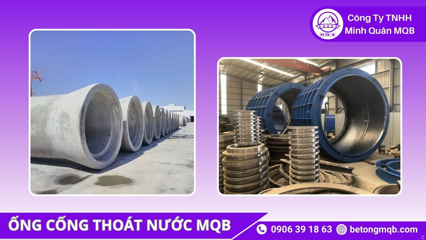 Chất lượng ống cống ly tấm thoát nước mùa mưa lũ