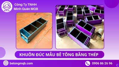 Khuôn đúc mẫu bê tông bằng thép