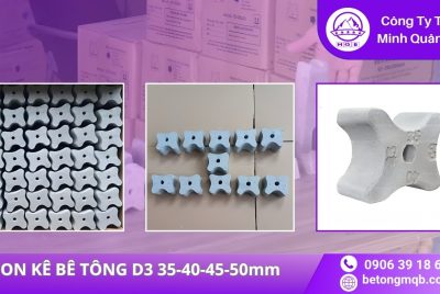 Kích Thước Con Kê Bê Tông Chuẩn & Bảng Thông Số 2026 | BÊ TÔNG MQB 7 phân biệt kích thước con kê bê tông D3 và con tiện bê tông