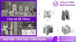 Con kê bê tông đúc sẵn MQB đạt tiêu chuẩn kỹ thuật