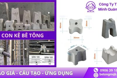 Con kê bê tông đúc sẵn MQB đạt tiêu chuẩn kỹ thuật