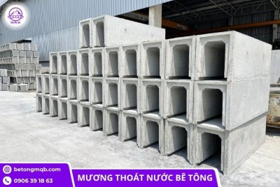 Cống bê tông chữ U dài 2m cao 500mm nắp rời tại Miền Tây 6 cong be tong chu u dai 2m tai mien tay