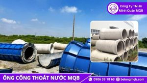 Cống tròn BTCT chống bồi lắng hệ thống thoát nước miền Trung