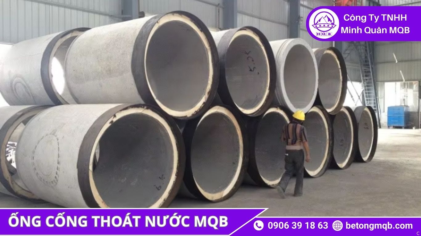 Giải Pháp Bảo Vệ Hạ Tầng Trước Mưa Lũ: Bộ 4 Lớp 2026 | Bê Tông MQB 4 MQB cung cấp cống BTCT kích thước lớn giúp thoát nước nhanh mùa mưa lũ