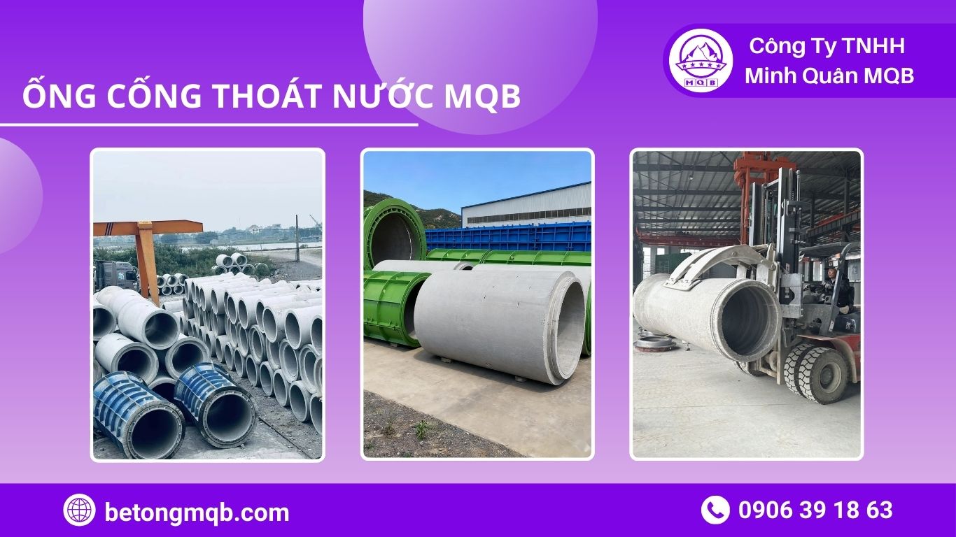 Hệ Thống Ống Cống Bê Tông Đô Thị 2025 Đang Quá Tải | Bê Tông MQB 4 mua ống cống tròn BTCT bê tông MQB