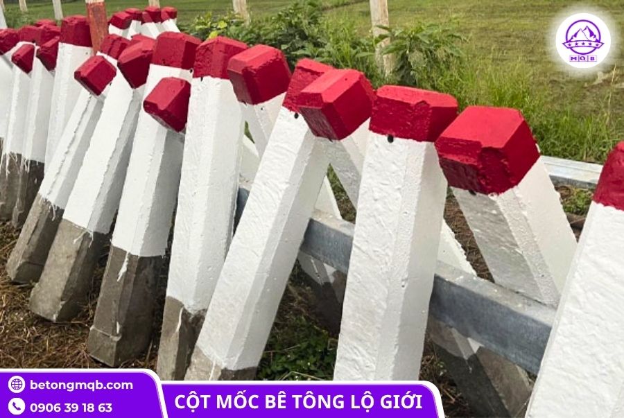 Cung cấp cột mốc lộ giới bê tông tại Miền Nam sau sáp nhập tỉnh 3 cot moc lo gioi be tong giao thong
