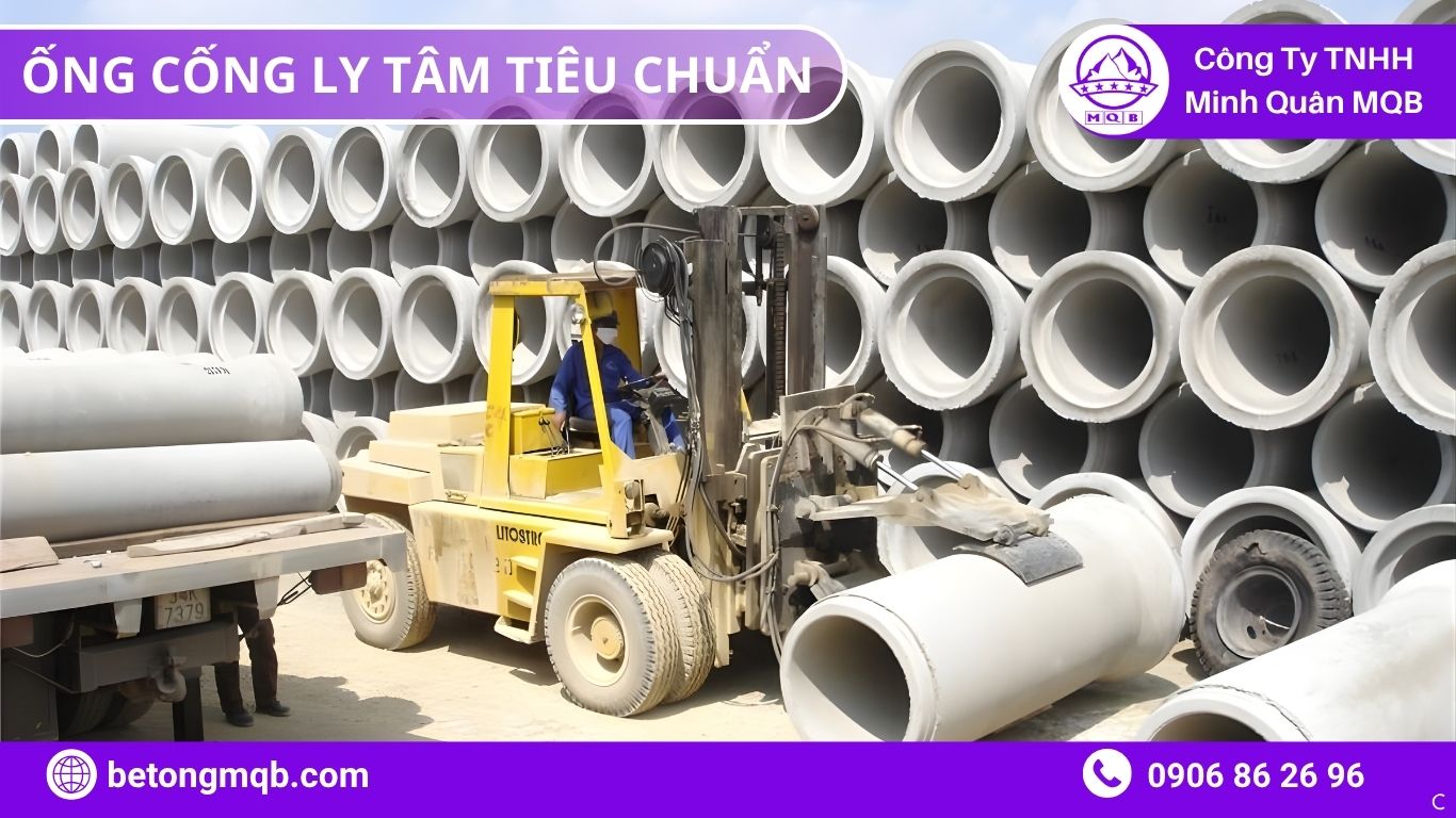 Tiêu Chuẩn Ống Cống Bê Tông MQB – Đạt Chuẩn TCVN 9113 & 9116 | BÊ TÔNG MQB 4 nghiệm thu ống cống bê tông theo tiêu chuẩn tại công trình MQB