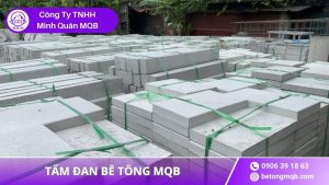 Dự báo nhu cầu tấm đan bê tông MQB