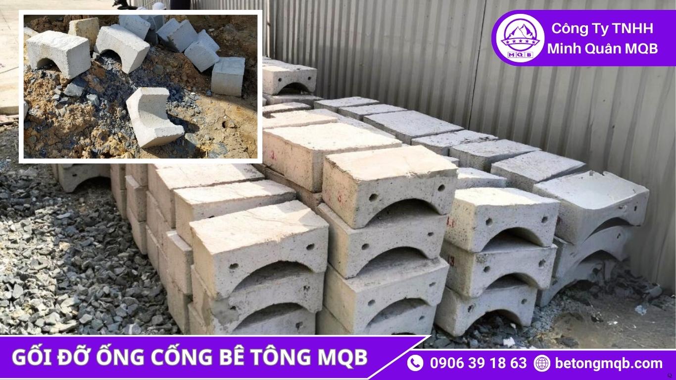 Gối Đỡ Cống: Cấu tạo – Quy cách – Ứng dụng – Tiêu chuẩn 2026 | Bê Tông MQB 6 Quy trình sản xuất thành phẩm gối đỡ cống MQB