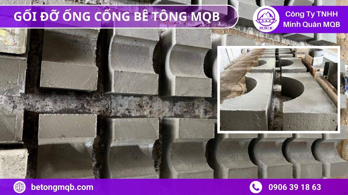 Gối đỡ cống bê tông tại Long Thành: Nhu cầu & Xu hướng 2025–2030 | BÊ TÔNG MQB 4 Gối đỡ cống bê tông tại Long Thành MQB thực tế