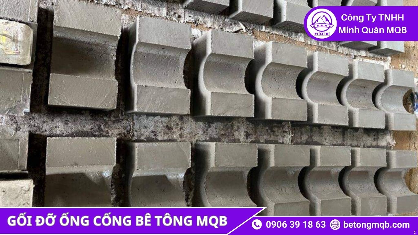 Gối Đỡ Cống: Cấu tạo – Quy cách – Ứng dụng – Tiêu chuẩn 2026 | Bê Tông MQB 2 gối đỡ cống bán chạy nhất MQB