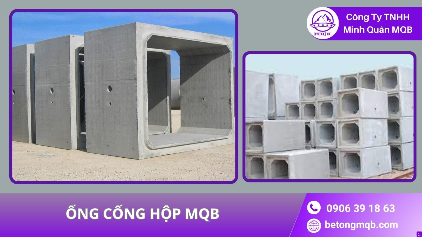 Kích Thước Ống Cống Bê Tông – Bảng Quy Cách Mới 2026 | BÊ TÔNG MQB 4 Kích thước ống cống hộp MQB
