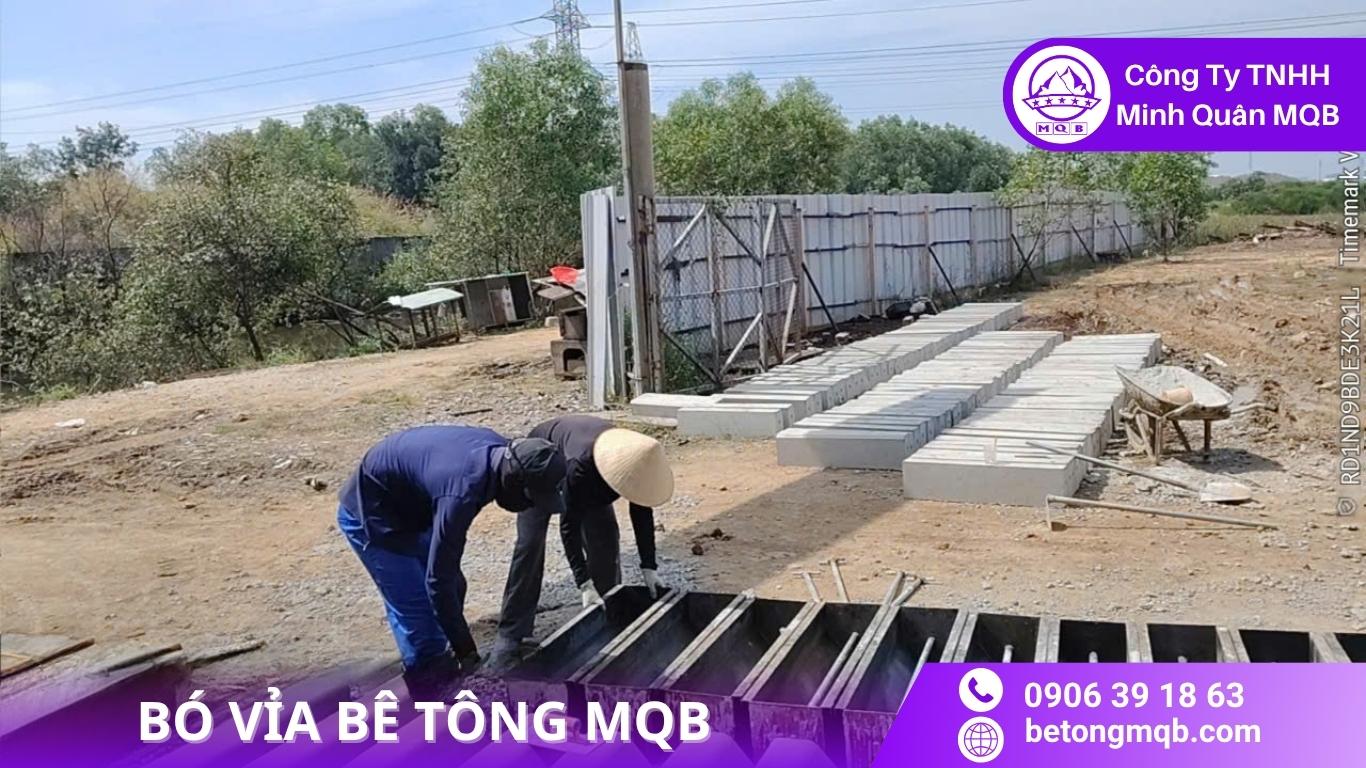 Bó Vỉa Bê Tông Tây Ninh – Kích Thước Phổ Biến Nhất 2026 | Bê Tông MQB 13 MQB cung cấp bó vỉa bê tông Tây Ninh