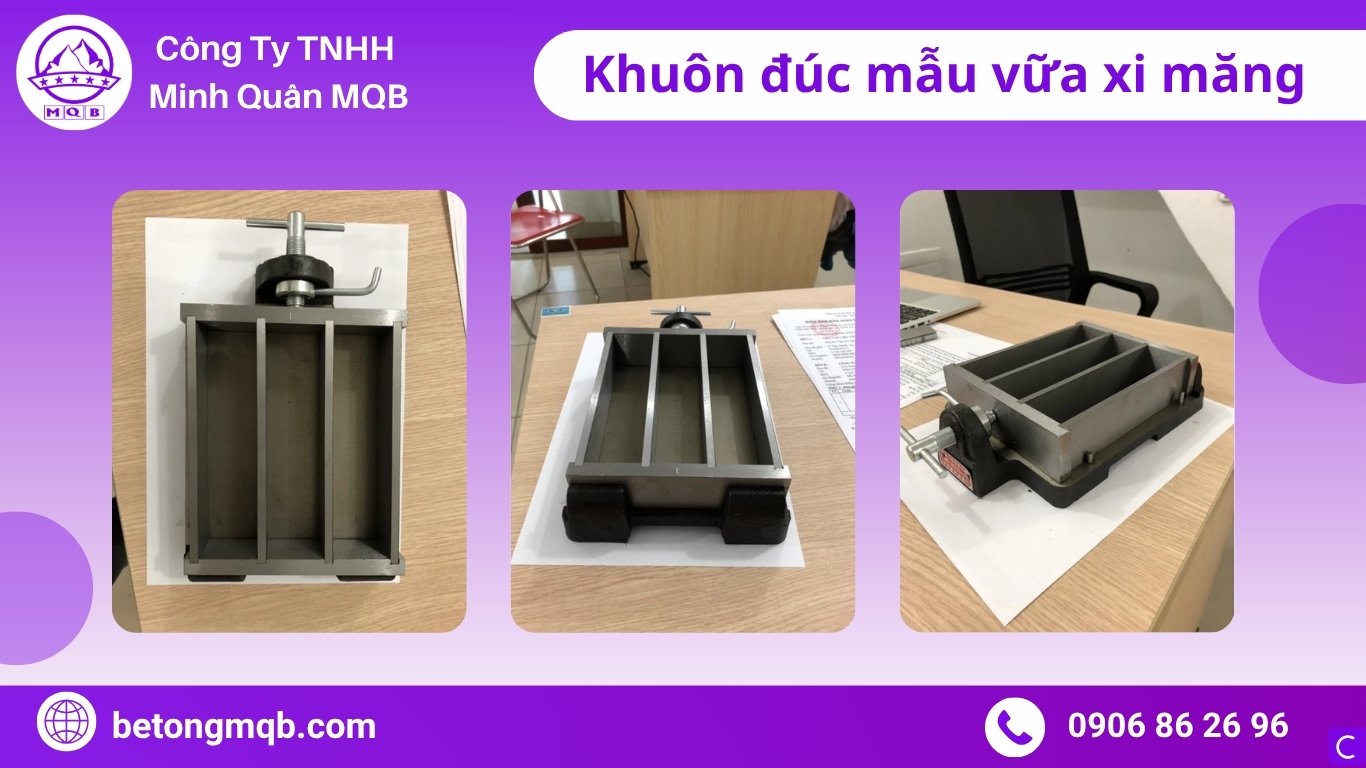 Mua khuôn đúc mẫu vữa xi măng