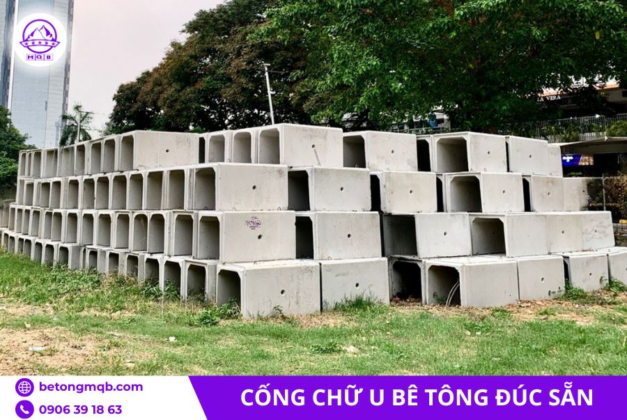 Chuyên cung cấp mương bê tông U300 thoát nước đúc sẵn 6 Mương bê tông U300