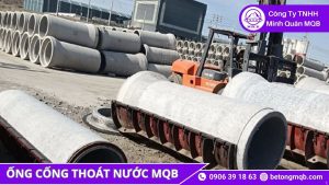 Sử dụng ống cống bê tông ly tâm trong công trình thoát nước miền Trung