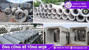 Kích thước ống cống bê tông MQB