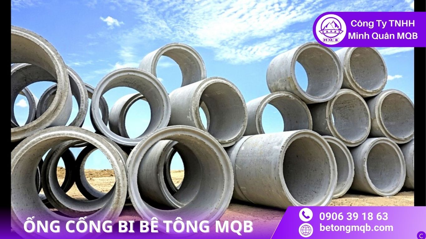 Ống Cống Bi MQB – Cống Bi Bê Tông Bể Phốt, Bền Chắc 50+ Năm 2 Ống cống bi sử dụng làm bể phốt