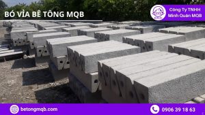 Quy cách bó vỉa bê tông tiêu chuẩn MQB trong sản xuất