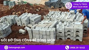 Quy cách gối đỡ cống bê tông trong công trình