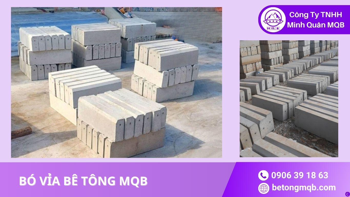 Quy Trình Sản Xuất Bó Vỉa Bê Tông MQB: Công Nghệ & Kiểm Định 2026 3 Quy trình sản xuất bó vỉa bê tông MQB trong công trình