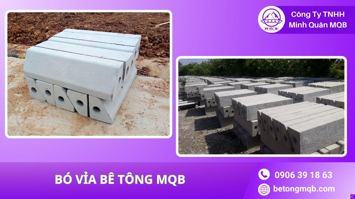 Quy Trình Sản Xuất Bó Vỉa Bê Tông MQB: Công Nghệ & Kiểm Định 2026 2 Quy trình sản xuất bó vỉa bê tông MQB trong thực tế