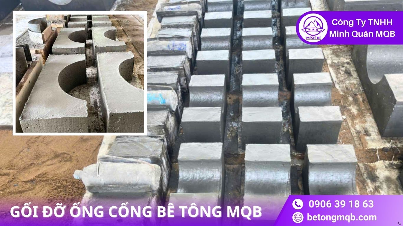 Gối đỡ cống bê tông là lựa chọn duy nhất an toàn