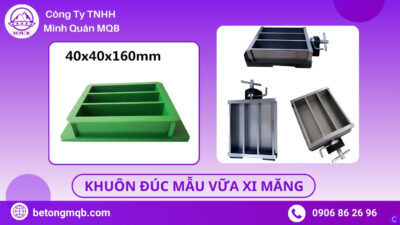 So sánh khuôn đúc mẫu xi măng