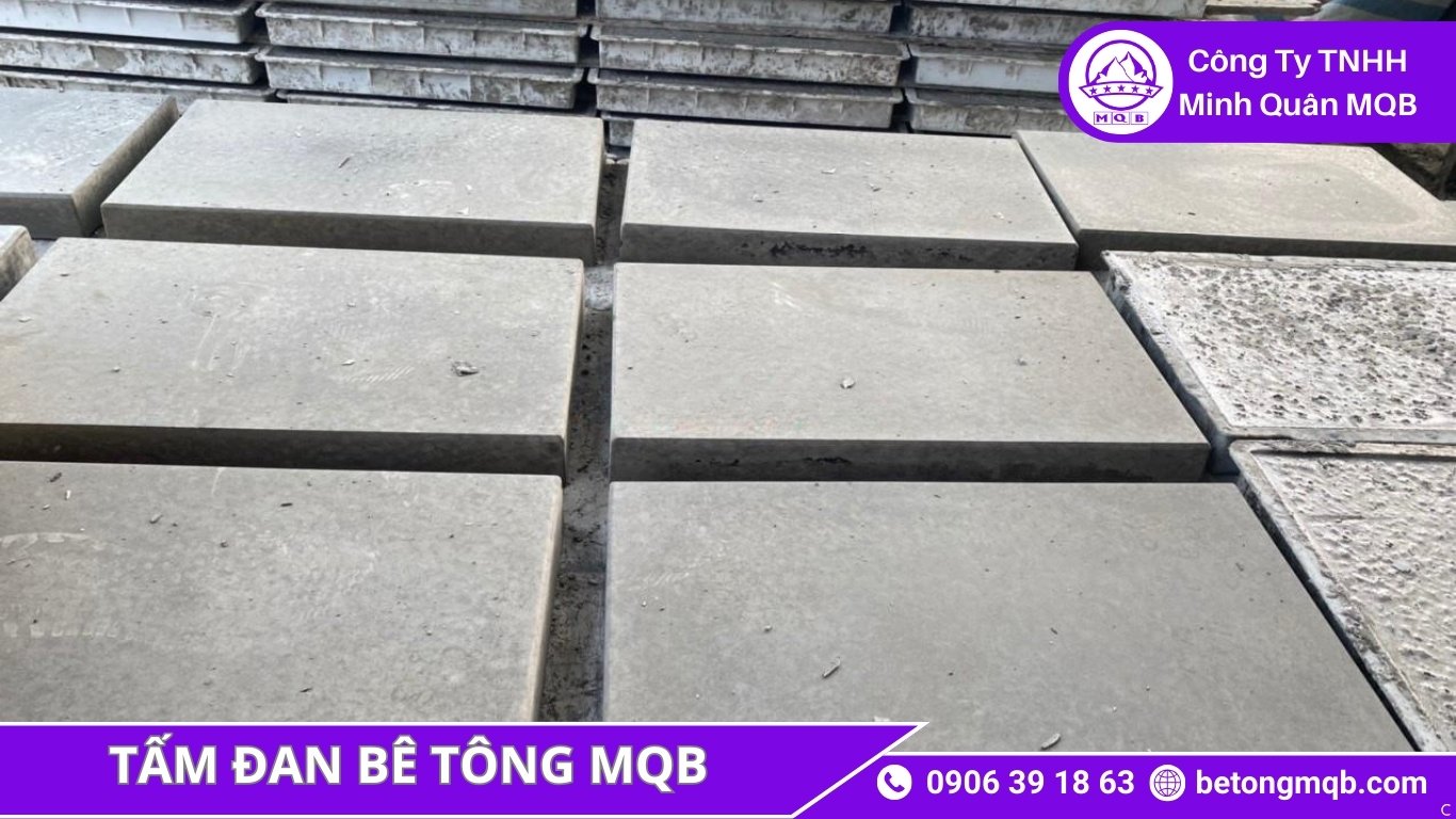 cấu tạo tấm đan 500x500x50mm chịu tải cao