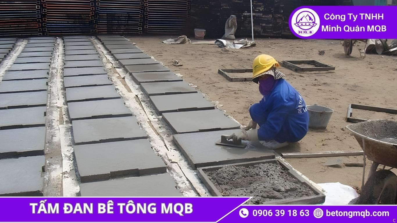 Tấm đan bê tông Bình Dương 500x500x50mm: Ưu tiên tại khu công nghiệp | MQB 4 tấm đan bê tông Bình Dương MQB
