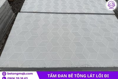 Tấm đan bê tông ốp tường trang trí, họa tiết đơn giản 7 tam dan be tong op tuong trang tri