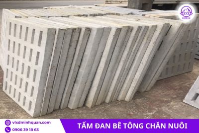 Tấm đan chăn nuôi 600x1000x60mm có rãnh thoát nước