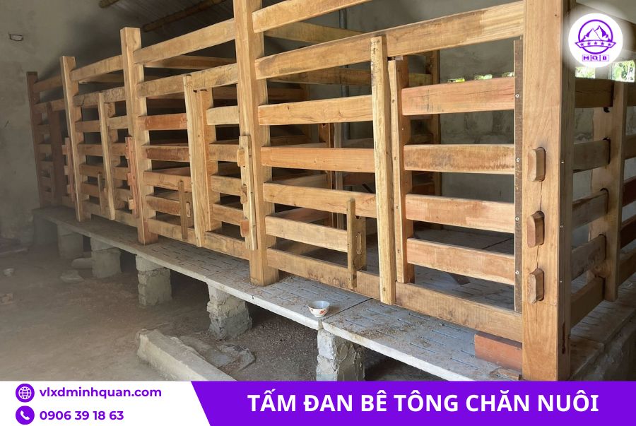 Tấm đan chăn nuôi bằng bê tông 600x1000x60mm 5 Tấm đan chăn nuôi 600x1000x60mm tại Miền Nam