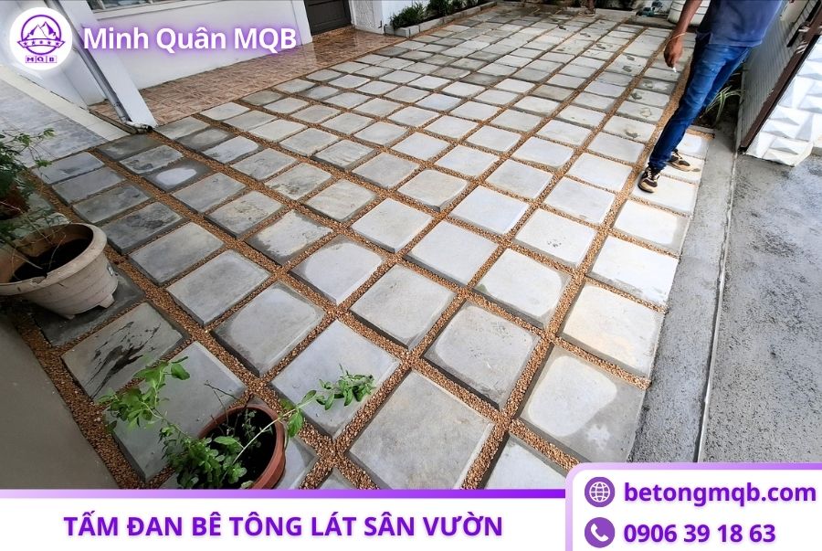 Tấm xi măng lát sân vườn tại Miền Nam