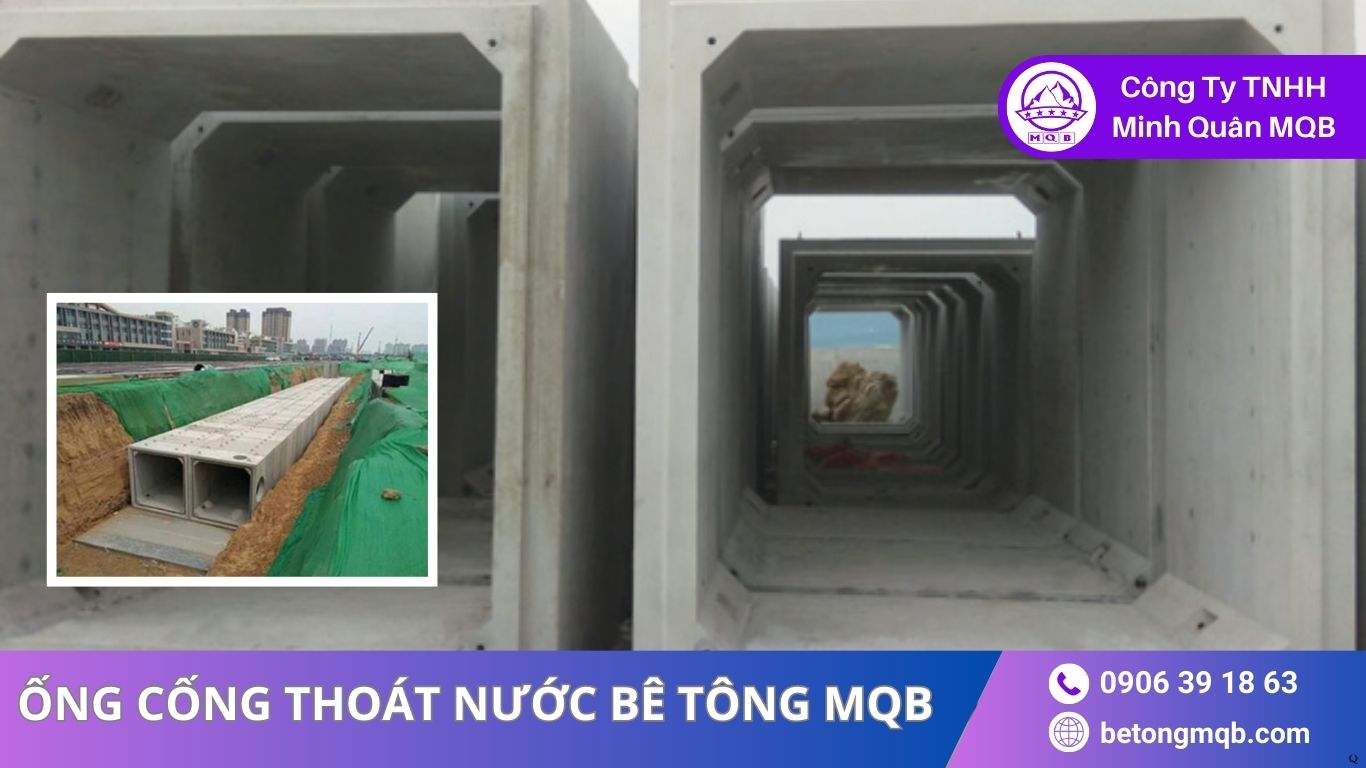Hệ thống thoát nước Đắk Lắk MQB thực tế