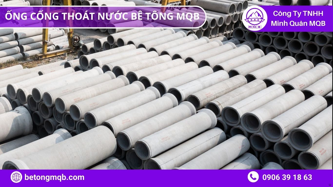 Thoát Nước Phú Yên Trước Mưa Lũ: Giải Pháp Cống D1000 | Bê Tông MQB 1 Hệ thống thoát nước Phú Yên