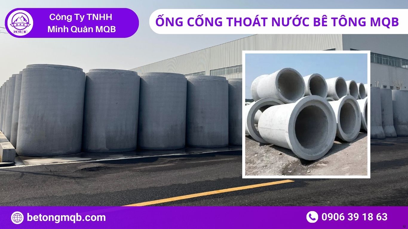 Thoát Nước Phú Yên Trước Mưa Lũ: Giải Pháp Cống D1000 | Bê Tông MQB 4 Hệ thống thoát nước Phú Yên MQB thực tế