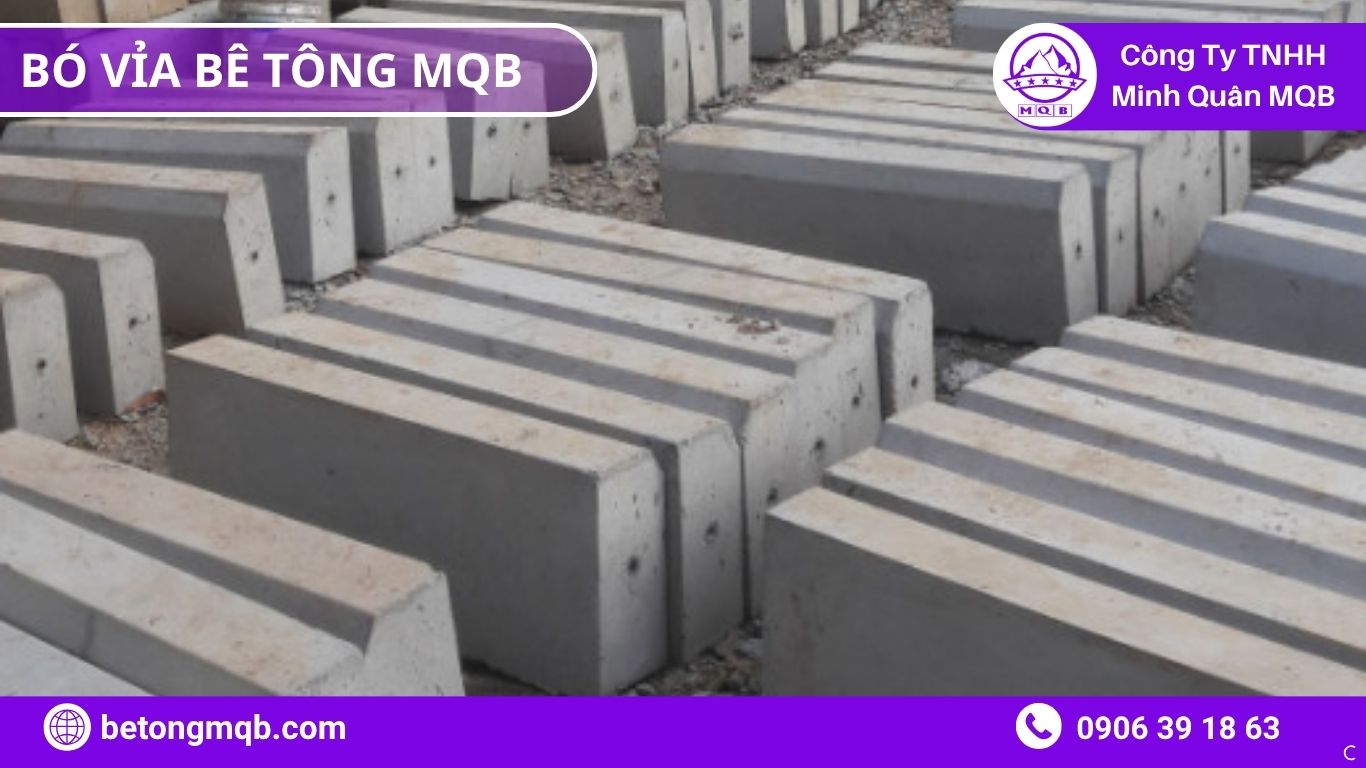 Tiêu chuẩn bó vỉa bê tông MQB trong sản xuất