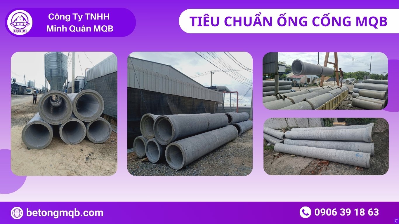 Tiêu Chuẩn Ống Cống Bê Tông MQB – Đạt Chuẩn TCVN 9113 & 9116 | BÊ TÔNG MQB 2 Tiêu chuẩn ống cống MQB