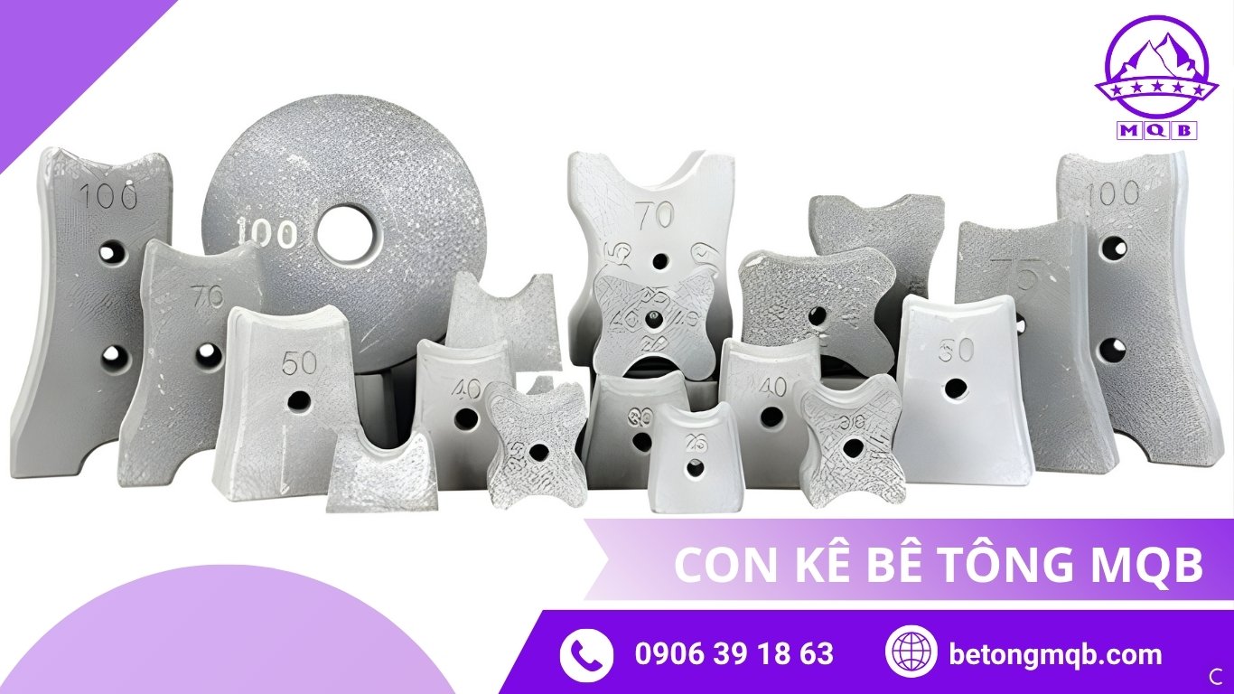 Con Kê Bê Tông Cường Độ Cao – Mác 250–300+ | BÊ TÔNG MQB 12 các loại con kê bê tông cường độ cao tại MQB