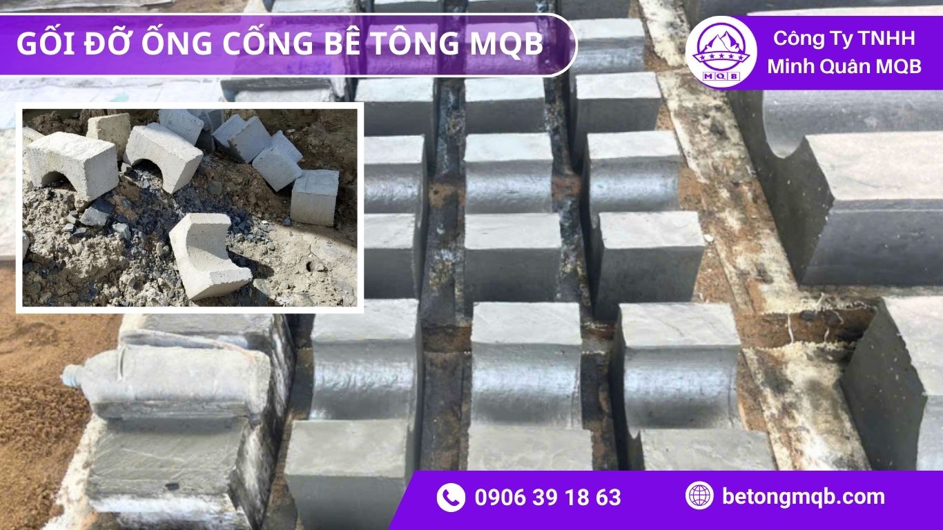 Ứng dụng gối đỡ cống bê tông: 5 lĩnh vực sử dụng nhiều nhất | Bê Tông MQB 4 Ứng dụng gối đỡ cống MQB tại công trình Bình Dương