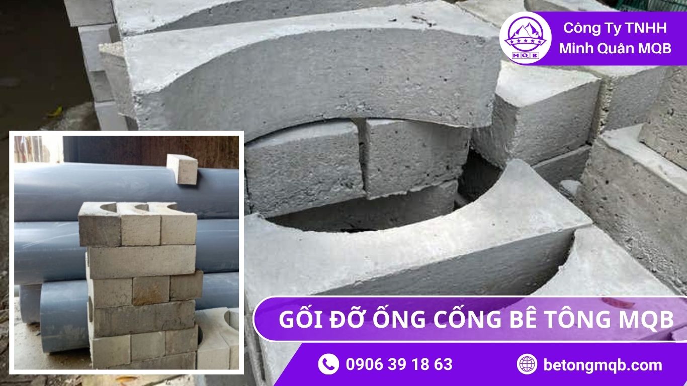 Ứng dụng gối đỡ cống bê tông: 5 lĩnh vực sử dụng nhiều nhất | Bê Tông MQB 1 các lĩnh vực ứng dụng gối đỡ cống bê tông MQB