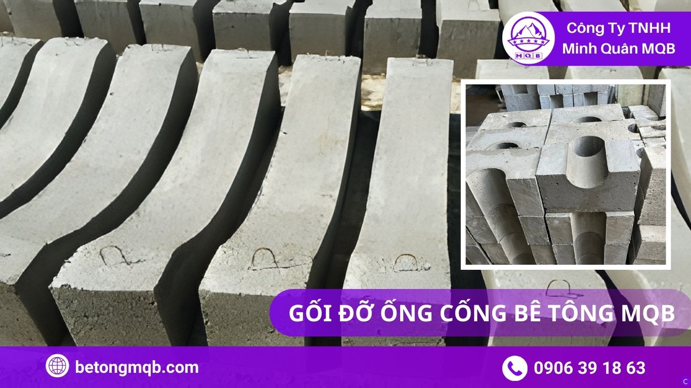 Ứng dụng gối đỡ cống bê tông: 5 lĩnh vực sử dụng nhiều nhất | Bê Tông MQB 2 ứng dụng gối đỡ cống trong thoát nước đô thị