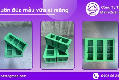 ỨNG DỤNG KHUÔN ĐÚC MẪU VỮA XI MĂNG KIỂM TRA CHẤT LƯỢNG VẬT LIỆU (TCVN 6016) | BÊ TÔNG MQB 8 Ứng dụng khuôn đúc mẫu vữa xi măng
