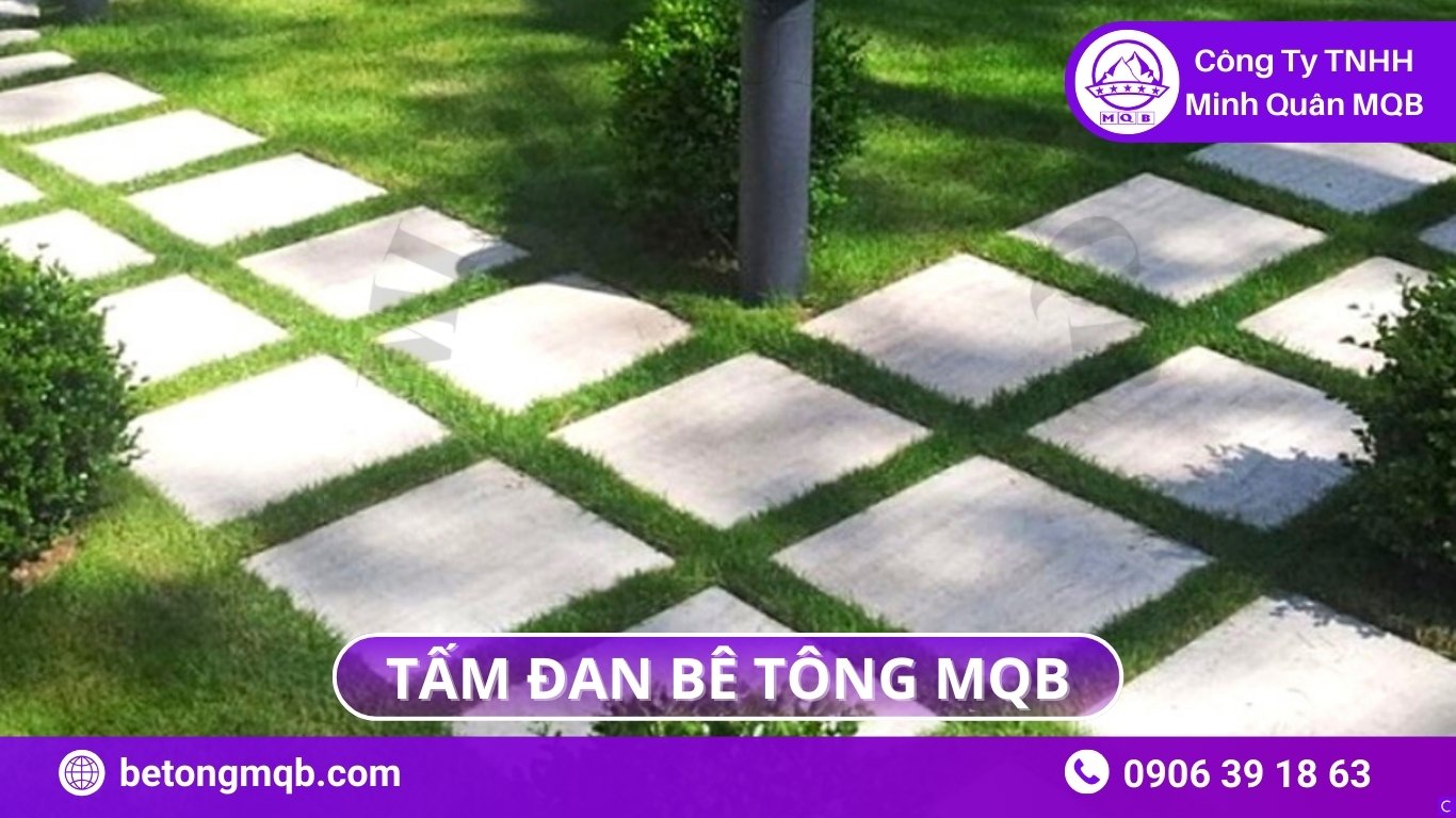 ứng dụng tấm đan bê tông MQB