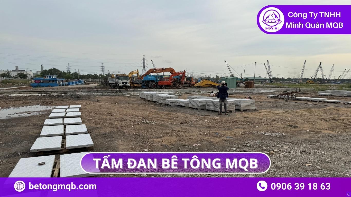 Tấm đan bê tông Long Thành 500x500x50mm: Tăng tốc theo dự án sân bay 4 Ứng dụng tấm đan bê tông Long Thành MQB